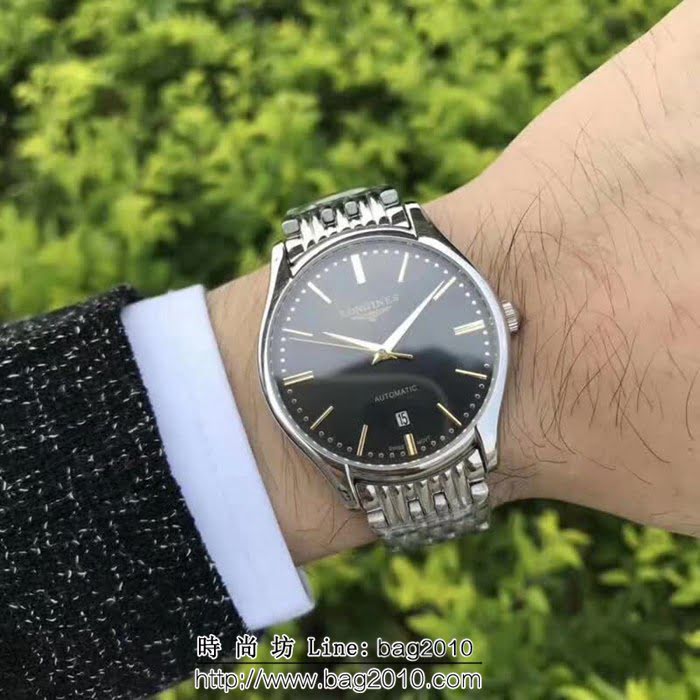 LONGINES浪琴 最新作品 精緻款男士腕表 WSS0493